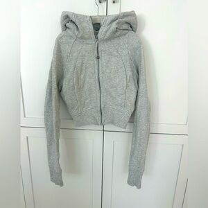 Lululemon heather grey scuba size 2